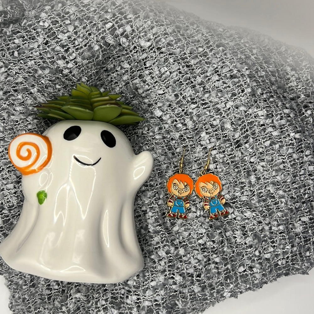 🎃Chucky Halloween Fishhook Earrings🎃